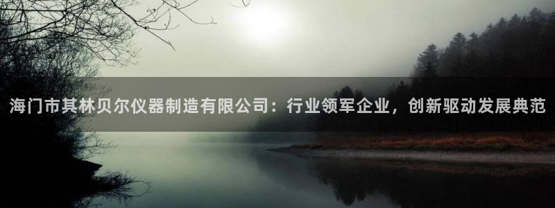 门徒娱乐官方地址下载：海门市其林贝尔仪器制造有限公司：行业领
