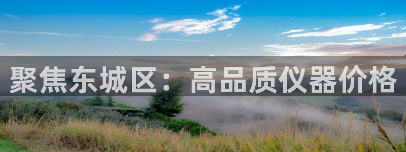 门徒娱乐品牌产品：聚焦东城区：高品质仪器价格