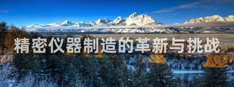 门徒娱乐测速登陆：精密仪器制造的革新与挑战