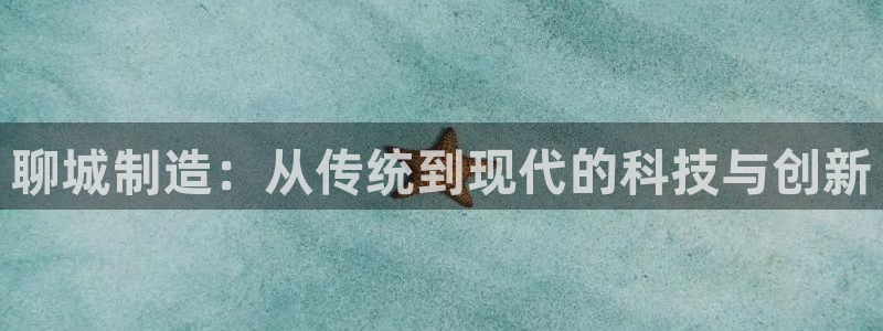 门徒娱乐属于什么系列：聊城制造：从传统到现代的科技与创新