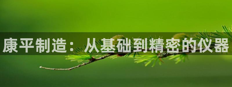 门徒娱乐盈利怎么样知乎：康平制造：从基础到精密的仪器