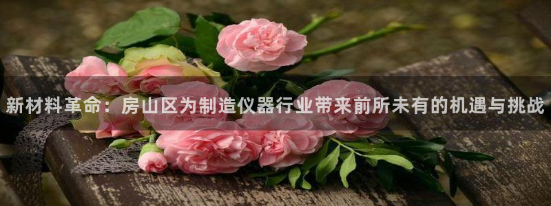 门徒娱乐什么平台直播的：新材料革命：房山区为制造仪器行业带来