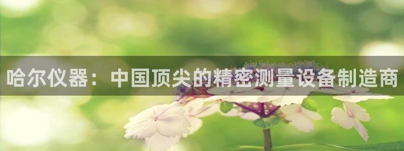 门徒娱乐主管名字是什么：哈尔仪器：中国顶尖的精密测量设备制造
