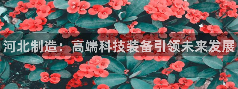 门徒娱乐计划：河北制造：高端科技装备引领未来发展