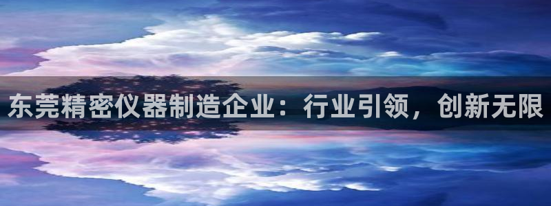 门徒娱乐登录平台注册：东莞精密仪器制造企业：行业引领，创新无