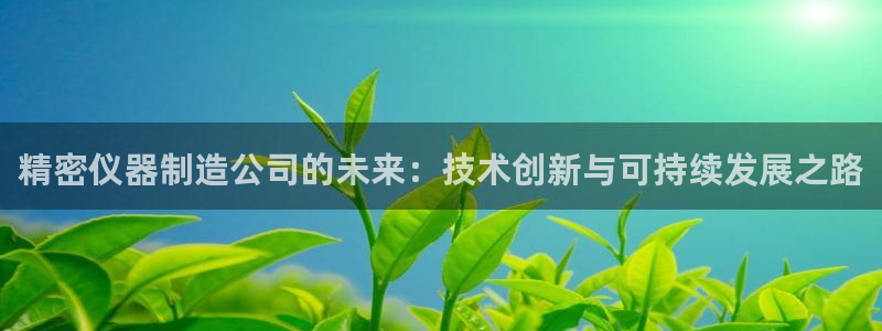 门徒娱乐登录注册不了：精密仪器制造公司的未来：技术创新与可持