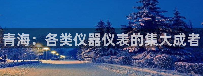 门徒娱乐怎么注册公司：青海：各类仪器仪表的集大成者