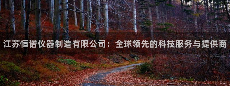 门徒搜狐娱乐在线：江苏恒诺仪器制造有限公司：全球领先的科技服