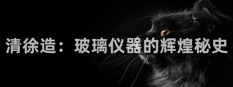 类似娱乐门徒这种的小说：清徐造：玻璃仪器的辉煌秘史