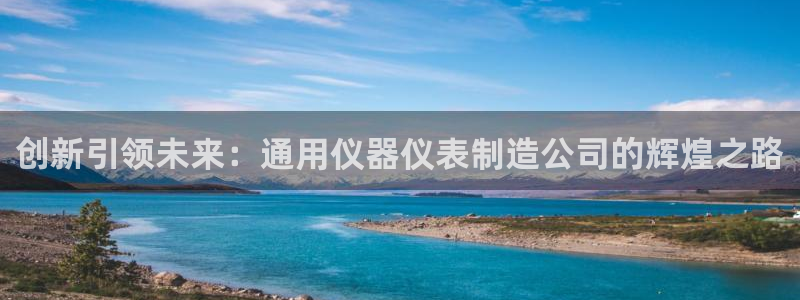 门徒彩票娱乐用户评价表：创新引领未来：通用仪器仪表制造公司的